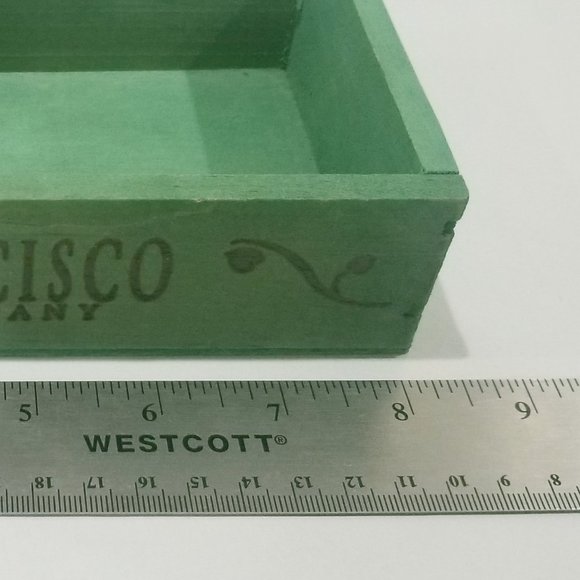 San Francisco Soap Company - Wood Display Box - Faded Green - Picture 10 of 13